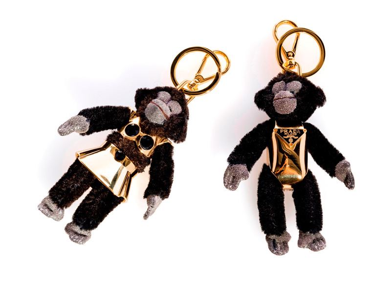 Prada 猴年系列吊飾,價格電洽。